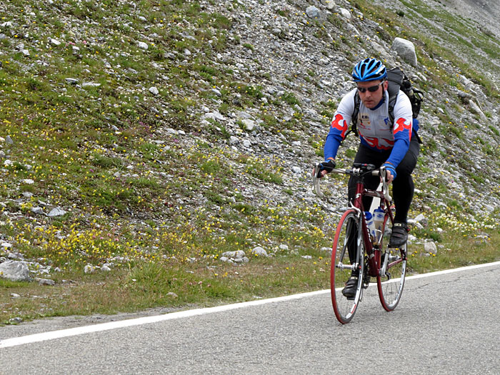 Reinhard im vollen Tritt