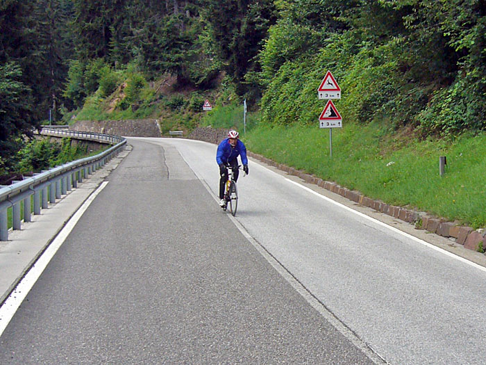 Wolfgang beim Downrace