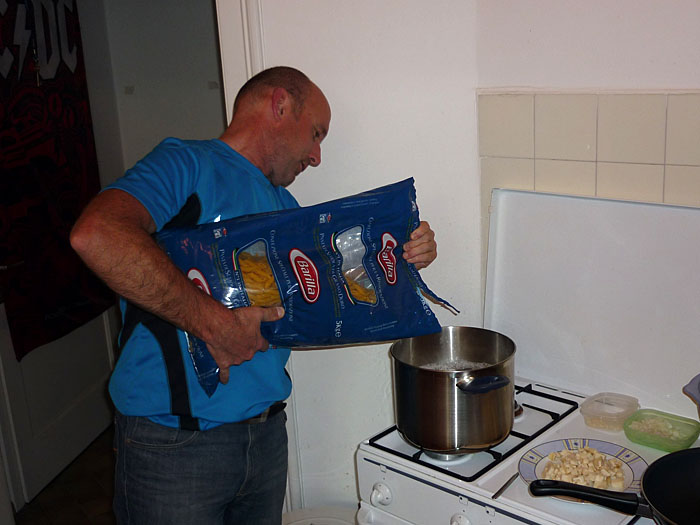 ... und eine kleine Portion Nudeln