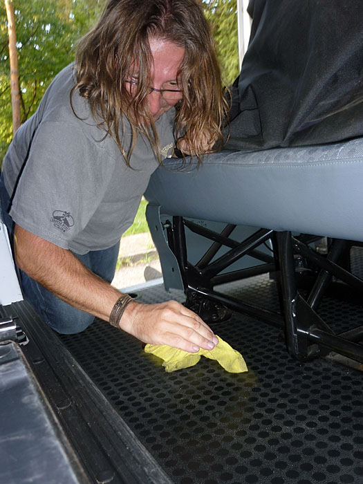 ... und Carlo in der Mitte