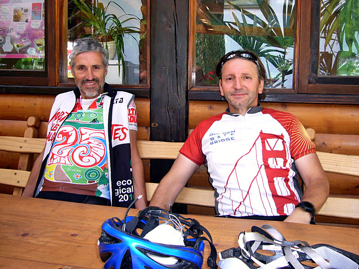 Sepp und Carlo freuen sich &aacute;uch auf eine St&auml;rkung