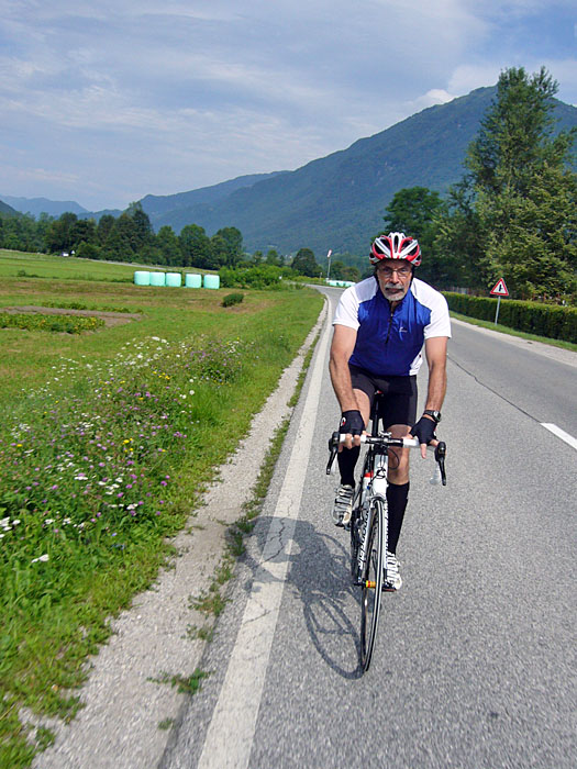 ... die Strecke steigt nur m&auml;&szlig;ig