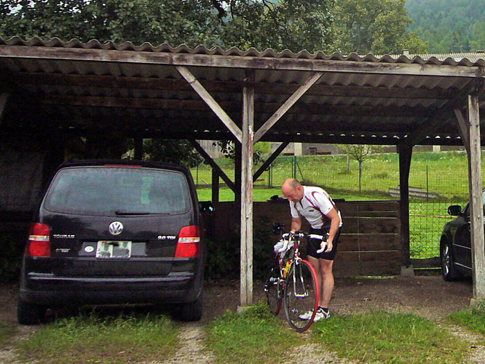 Der leichte Nieselregen motiviert nicht gerade