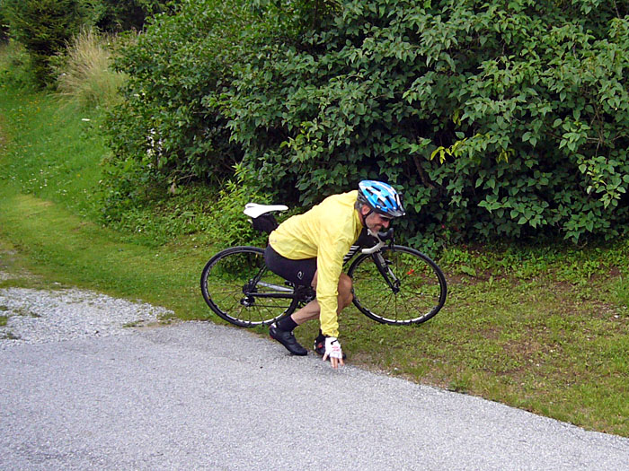 Sepp hat es umgehauen, will sich jedoch nicht liegend ablichten lassen ;-)