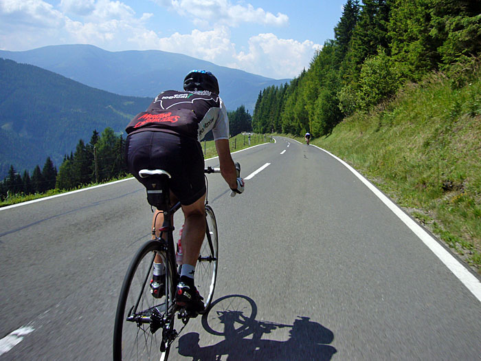Irgendwie scheint es bergab leichter zu laufen, als bergauf ;-)