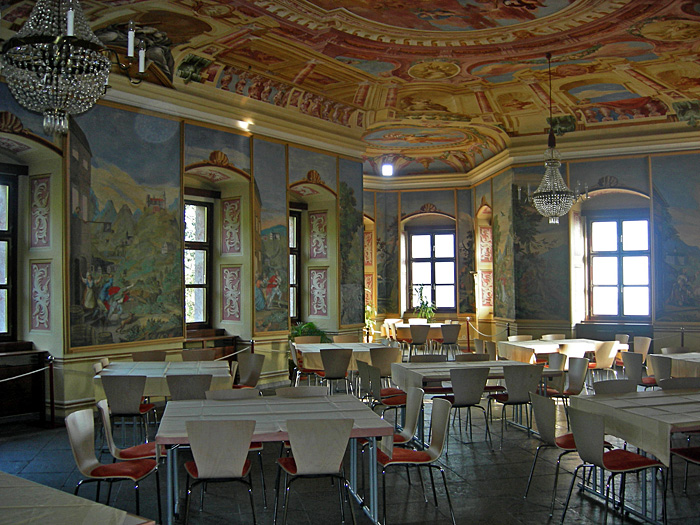 Der Rittersaal im Schloss R&ouml;thelstein