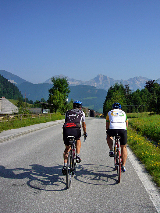 Und schon sind wir auf der "Piste"