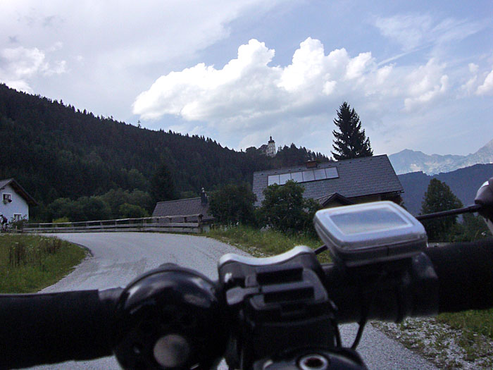 Jetzt schnell zum Schloss hinauf