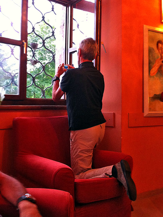 ... lichtet Sepp das ...