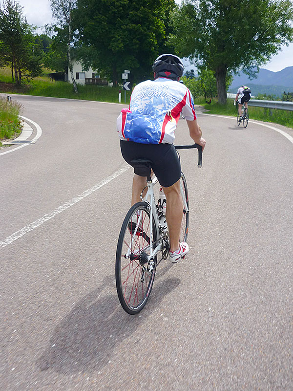 Joan und Matthias beim Aufstieg