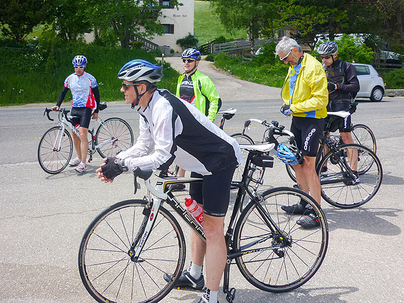 Jacken anziehen, f&uuml;r die laaange Abfahrt