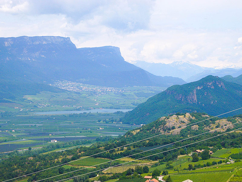 ... nach Kaltern und dessen See zu genie&szlig;en