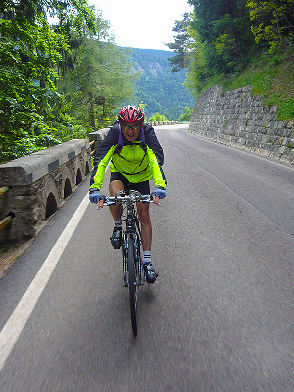 Das macht Spa&szlig;, 18 Kilomater Abfahrt nach Lana ;-)