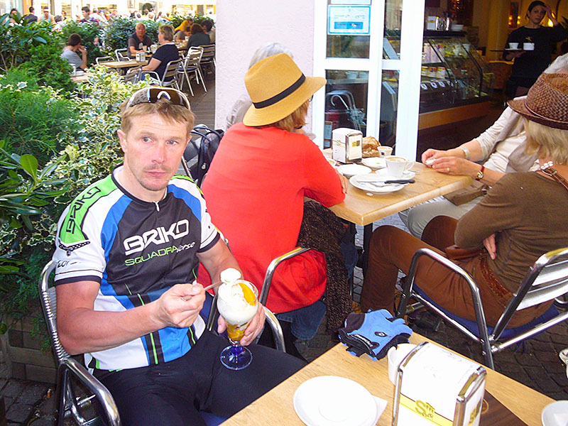 ... Matthias und ich hinter der Kamera