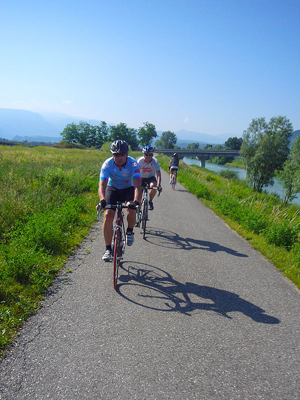 Auf dem Etschtalradweg ...