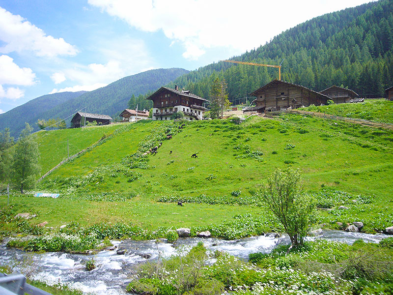 Auf dem R&uuml;ckweg durch das Ultental ...