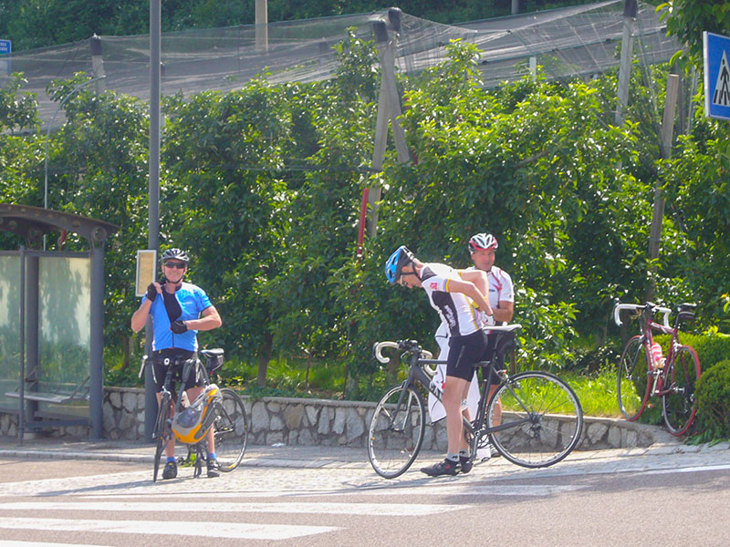 Die Windjacken werden ausgezogen ...