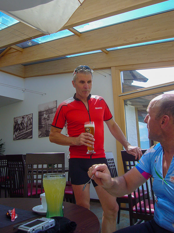 Pause in einem Restaurant