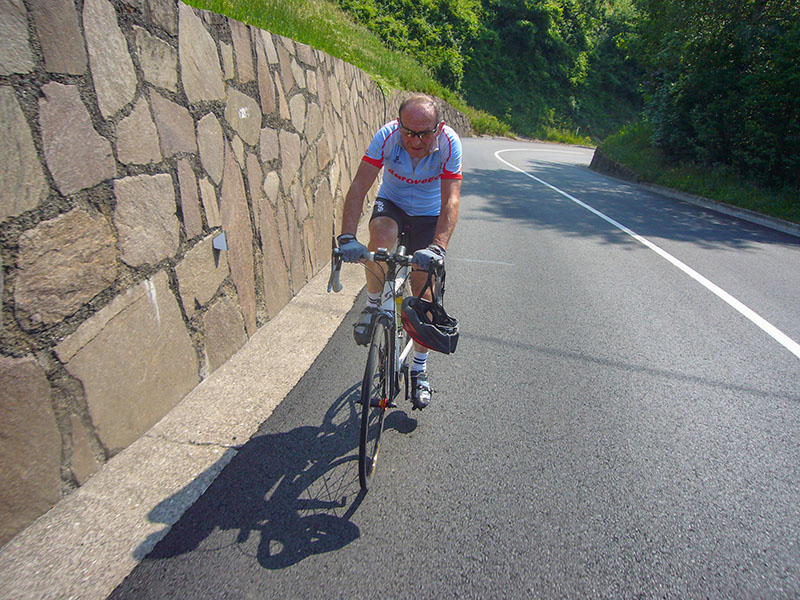 Auch Hanspeter kommt ins Schwitzen