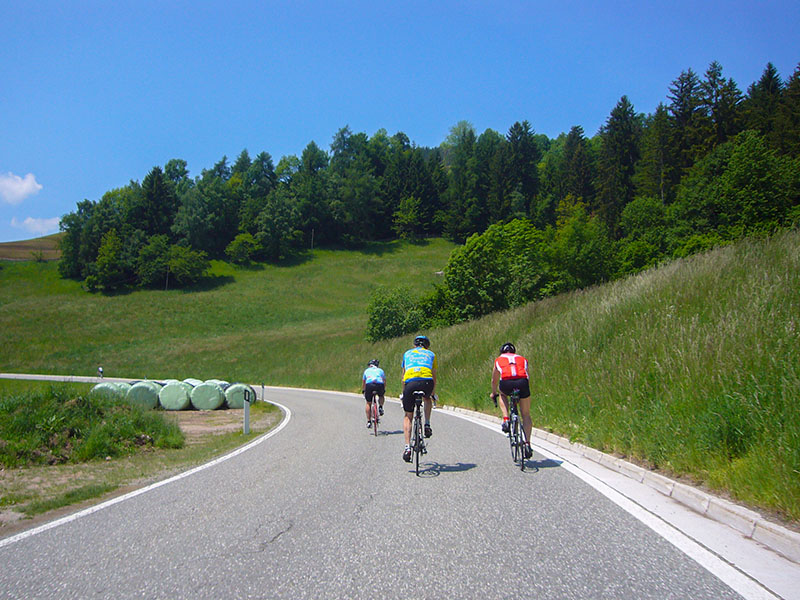 Bei dem Wetter macht das Radeln Spa&szlig;