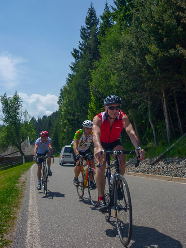 ... stramm nach oben