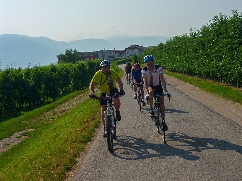 Gemeinsam mit den anderen Stramplern fahren wir nach Meran, dort trennen sich jedoch unsere Wege
