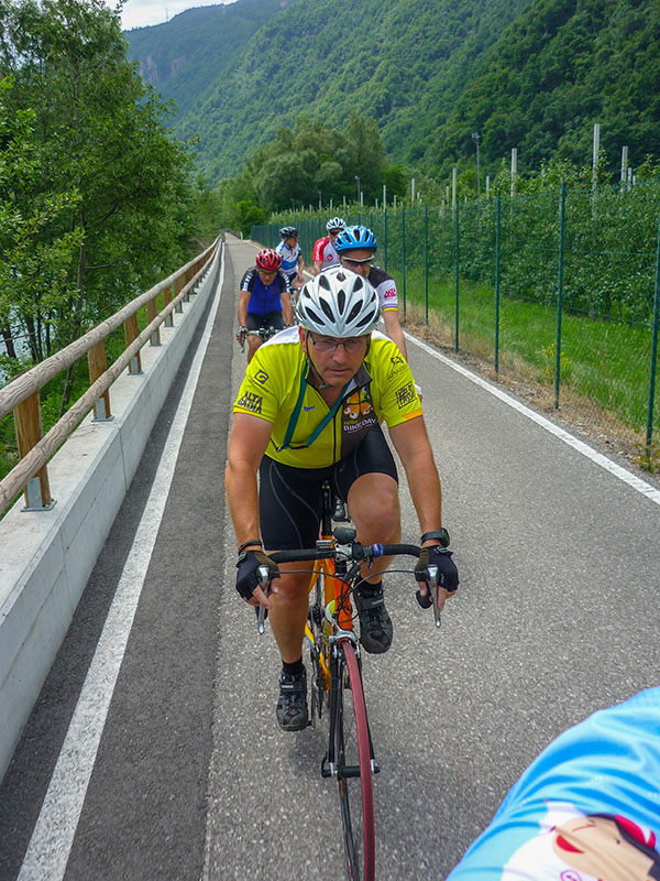 ... jetzt noch rasch nach Kaltern raufgetreten