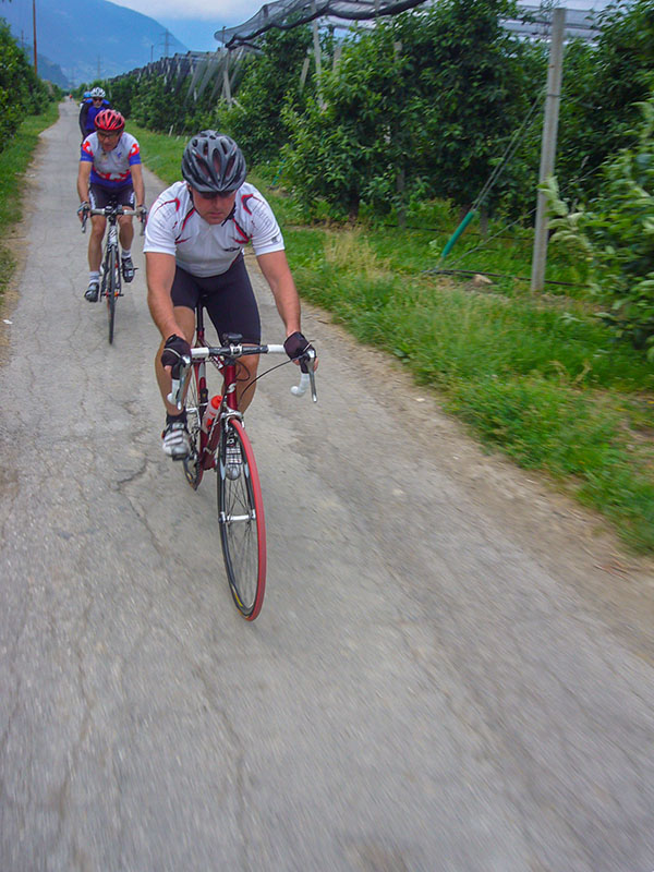 R&uuml;ckfahrt auf dem Apfelradweg