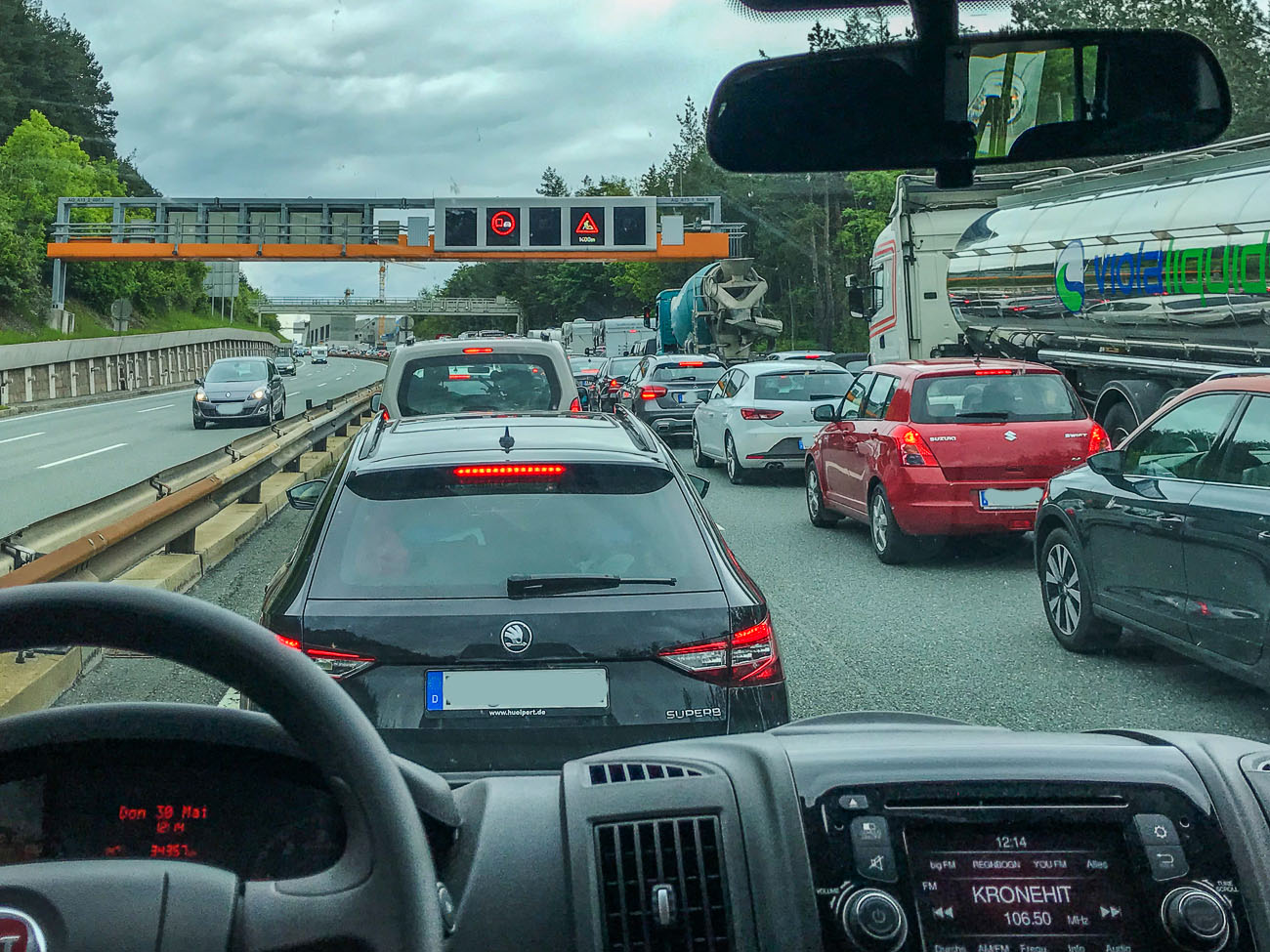 Stau von Innsbruck bis Sterzing :-(