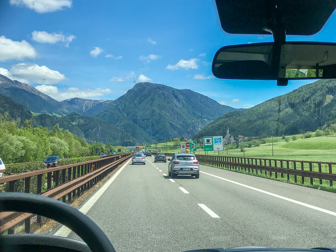 Hinter Sterzing l&auml;uft es endlich wieder ;-)