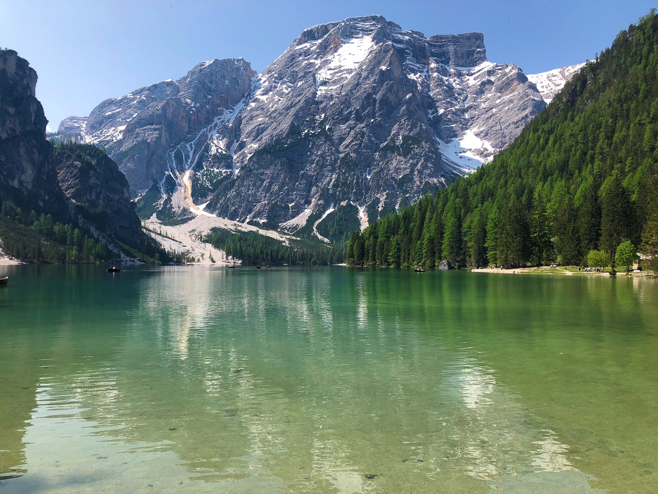 Am Pragser Wildsee[Bild: Reinhard] 