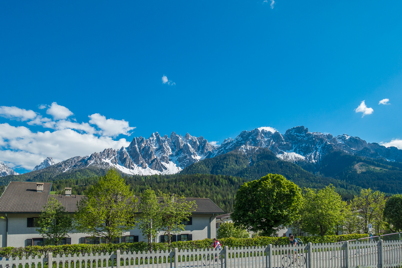Am Bahnhof in Innichen
