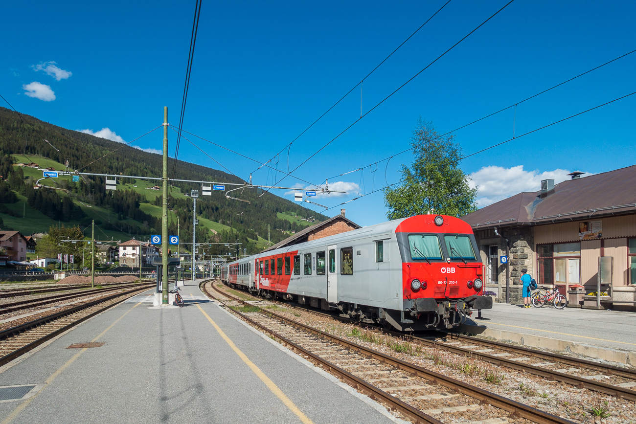 Unser Zug von Lienz nach Innichen