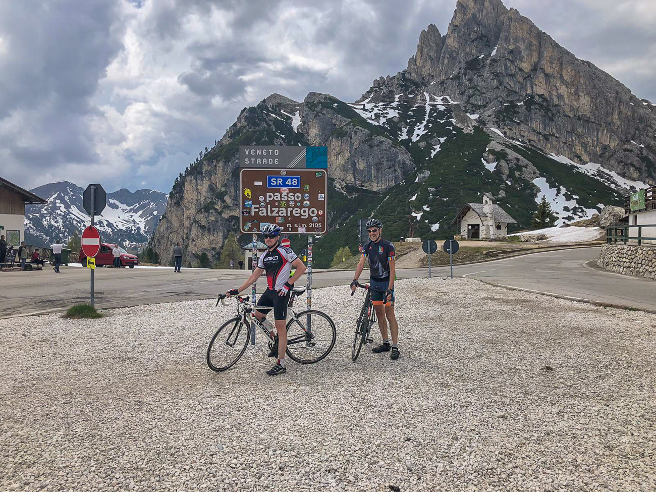 Auf dem Passo Falzarego