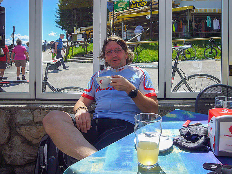 Etwas err&ouml;tet schaue ich zwar drein, aber oben ist oben ;-)