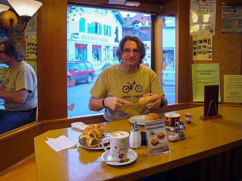 Gut fr&uuml;hst&uuml;cken f&uuml;r die bevorstehende Tour