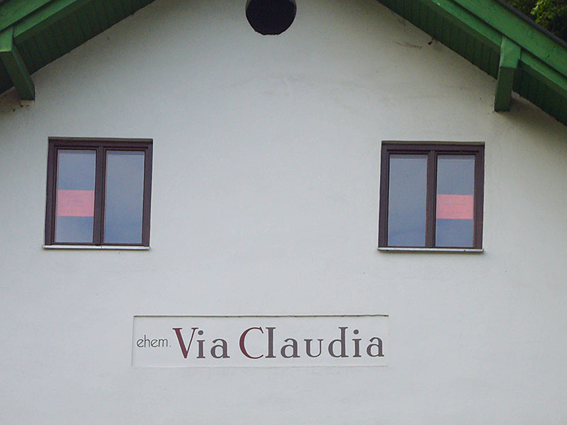 F&uuml;ssen liegt an der Via Claudia