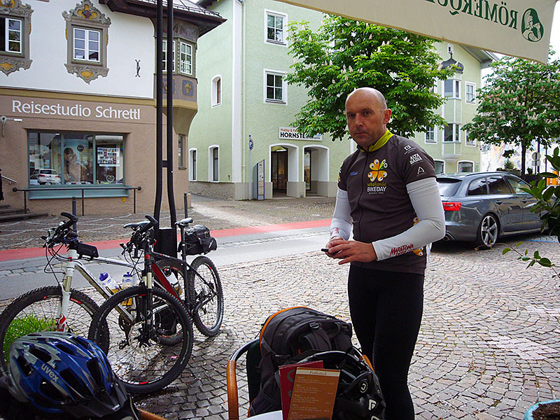 Kurze Rast in Reutte