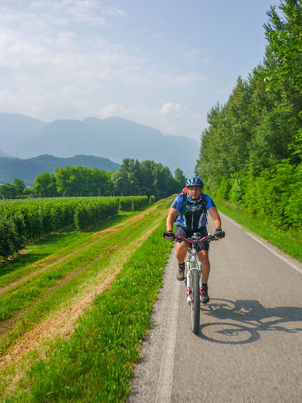 Auf dem Etschtal-Radweg