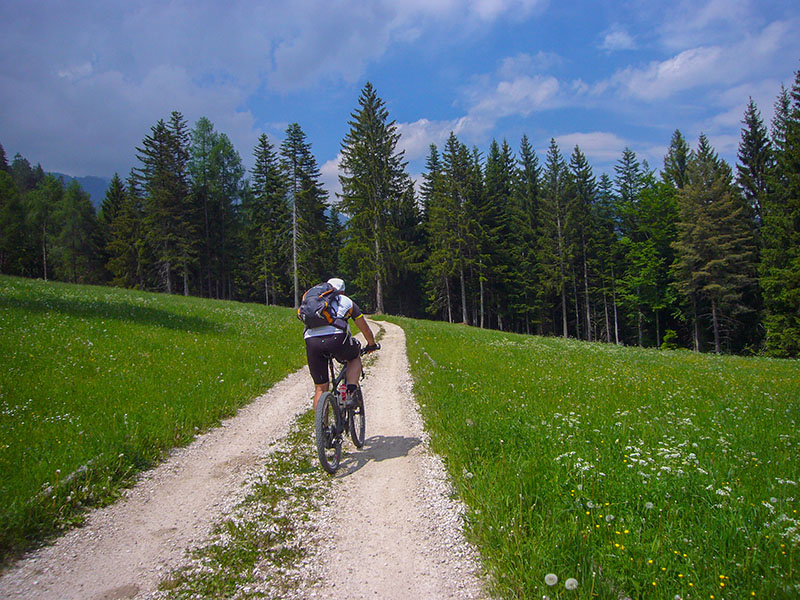 Kein See zu sehen, also weiter strampeln