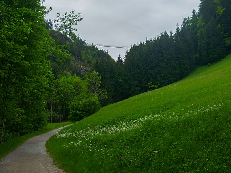 Die 179 Meter hohe H&auml;ngebr&uuml;cke bei Ehrenberg, nix f&uuml;r Reini ;-)