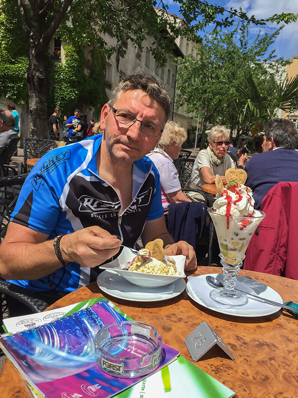 Das obligatorische Eis ...