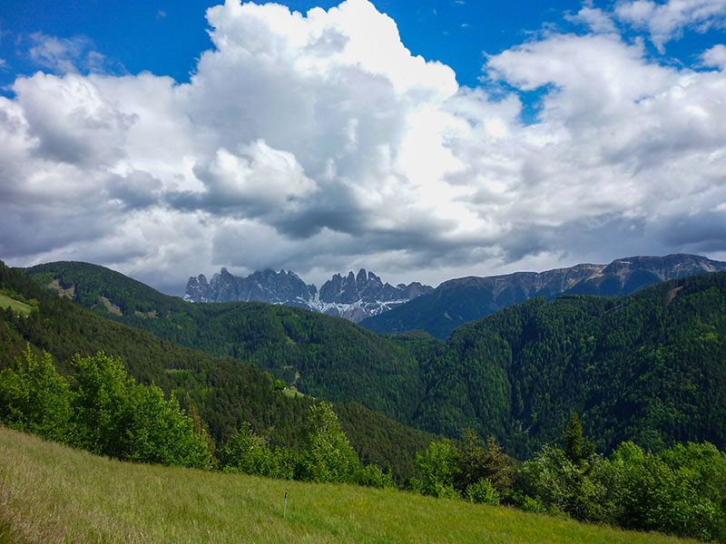 Endlich zeigen sich die (richtigen) Berge