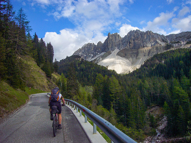 Wir n&auml;hern uns den Gipfeln