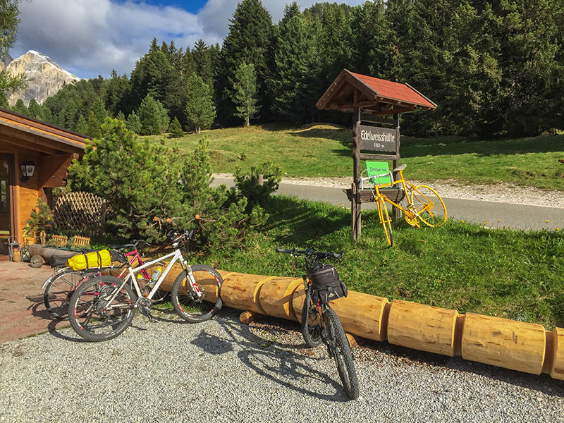 Wir parken die R&auml;der ...