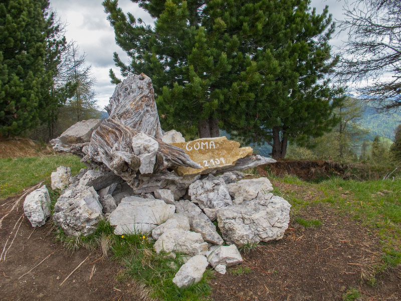 Das G&ouml;ma-Joch [2.107 m] ist erreicht