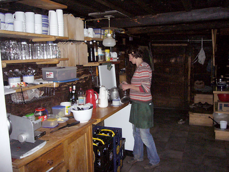 ... erreichen wir die Buchrainer Alpe