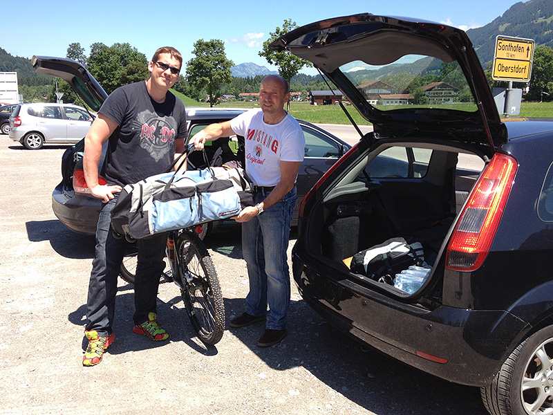 Das ist Reinis Gep&auml;ck ;-)