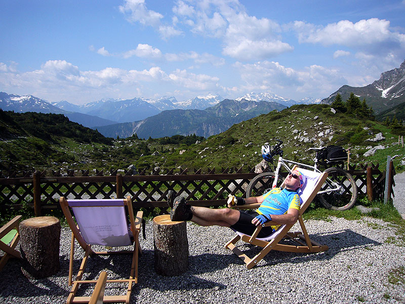 So hatten wir uns den Alpencross vorgestellt ...