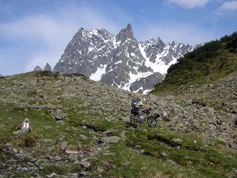 Die Schiebe- und Tragepassagen ...